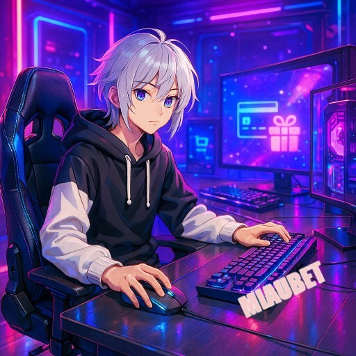 Imagem promocional da MIAUBET mostrando a plataforma e suas vantagens