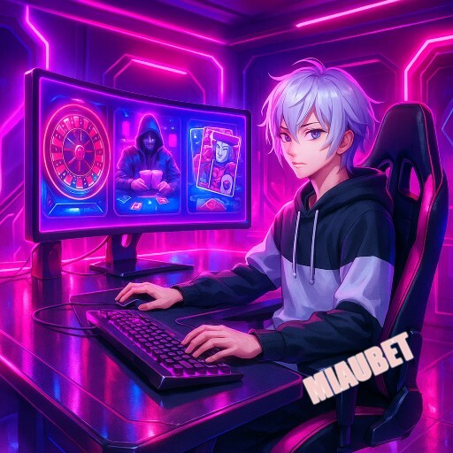 Imagem promocional da MIAUBET mostrando a plataforma e suas vantagens